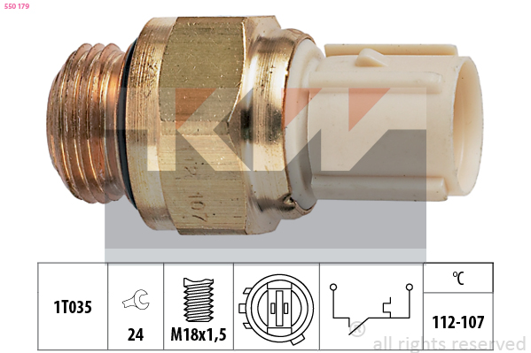 Temperatuurschakelaar KW 550 179