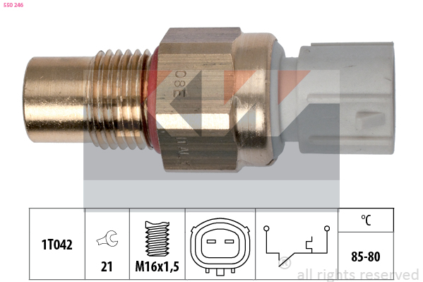 Temperatuurschakelaar KW 550 246