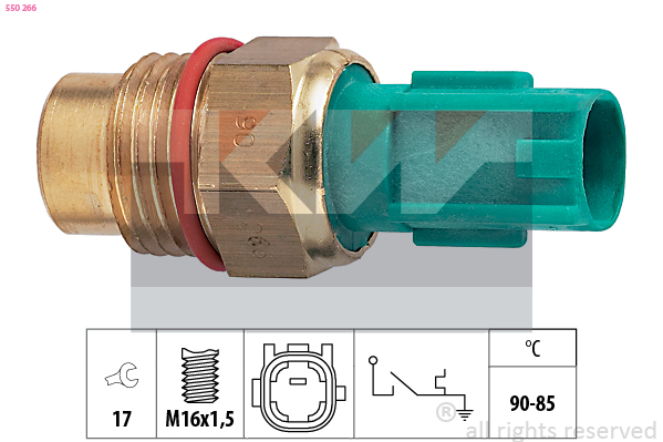 Temperatuurschakelaar KW 550 266