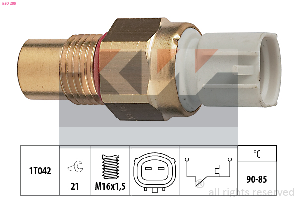 Temperatuurschakelaar KW 550 289
