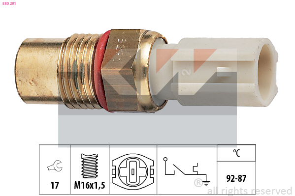 Temperatuurschakelaar KW 550 291