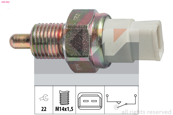 Achteruitrijlichtschakelaar KW 560 042