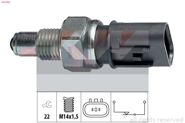 Achteruitrijlichtschakelaar KW 560 084