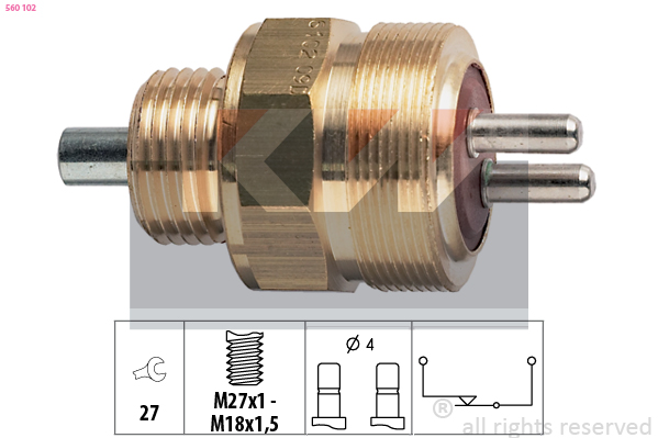 Achteruitrijlichtschakelaar KW 560 102