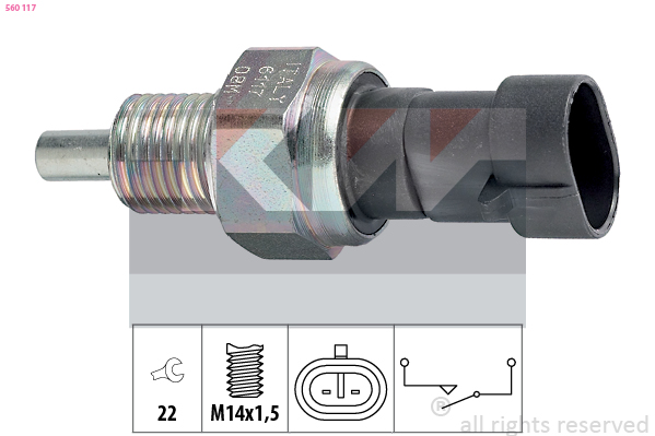 Achteruitrijlichtschakelaar KW 560 117