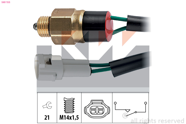 Achteruitrijlichtschakelaar KW 560 155