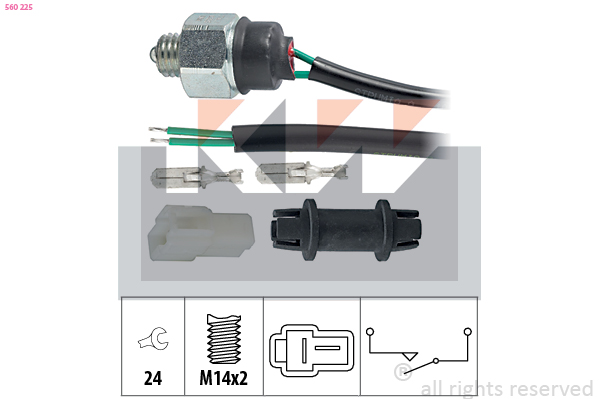 Achteruitrijlichtschakelaar KW 560 225