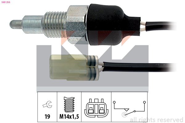 Achteruitrijlichtschakelaar KW 560 255