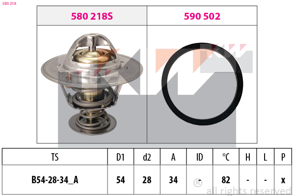 Thermostaat KW 580 218