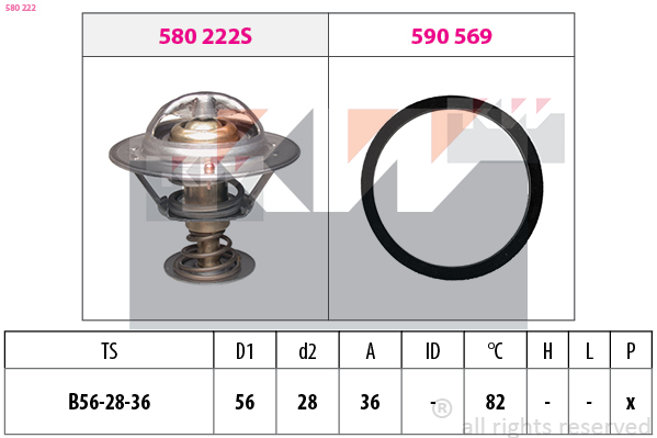 Thermostaat KW 580 222