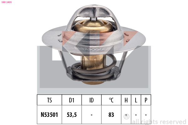 Thermostaat KW 580 240S