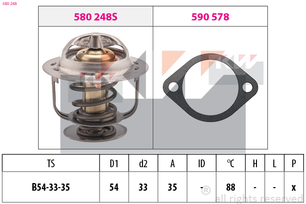 Thermostaat KW 580 248