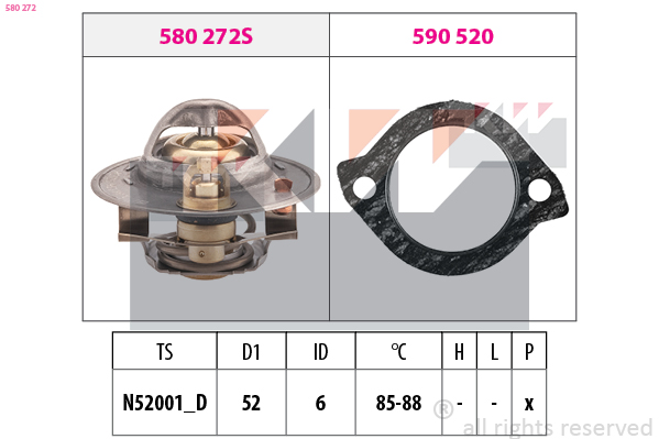 Thermostaat KW 580 272