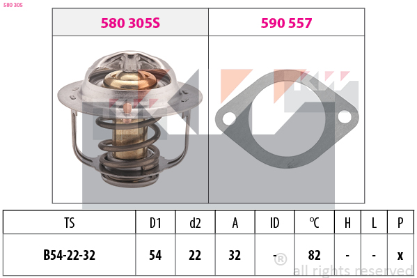 Thermostaat KW 580 305