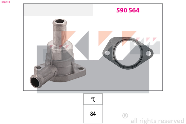 Thermostaat KW 580 311