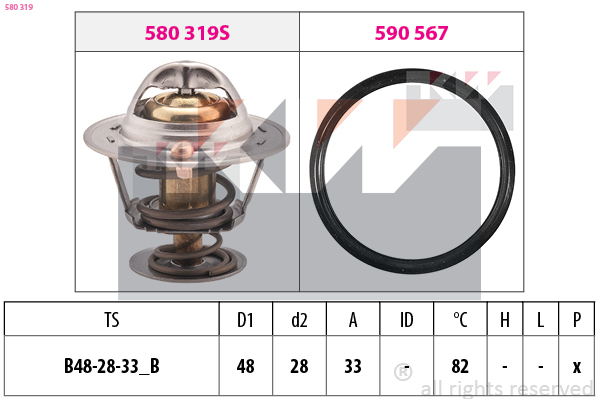 Thermostaat KW 580 319