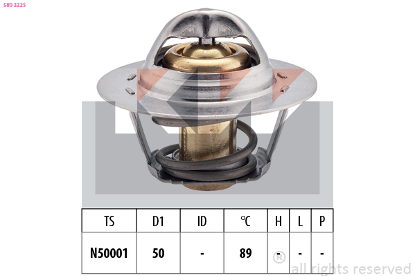 Thermostaat KW 580 322S