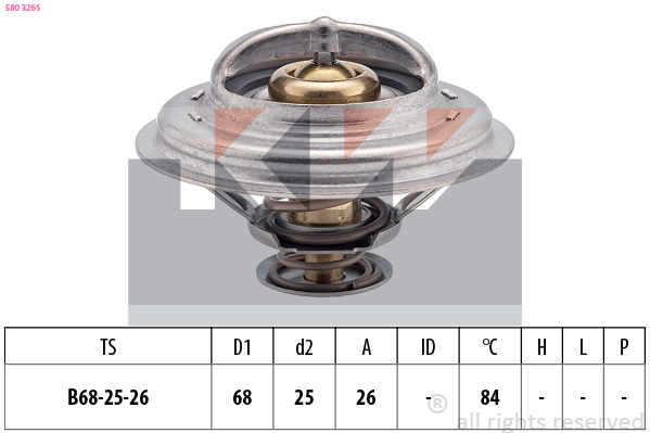 Thermostaat KW 580 326S