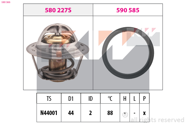 Thermostaat KW 580 366