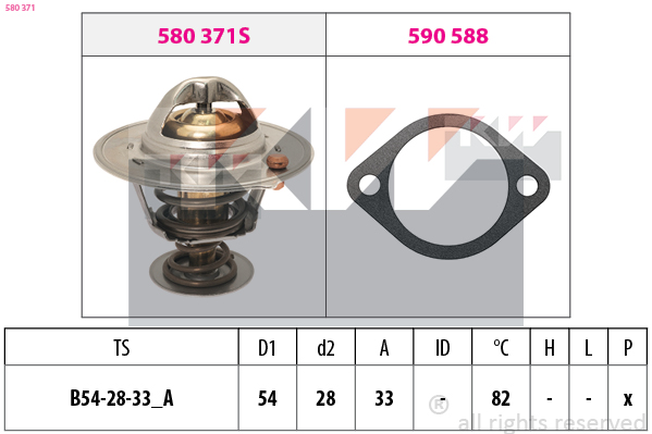 Thermostaat KW 580 371