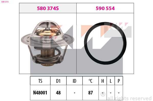 Thermostaat KW 580 374