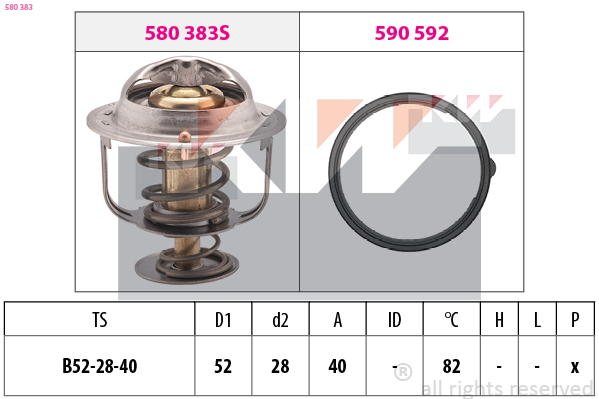 Thermostaat KW 580 383