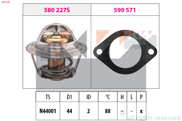 Thermostaat KW 580 390