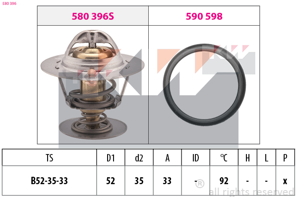 Thermostaat KW 580 396