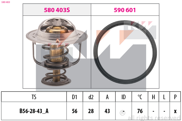 Thermostaat KW 580 403