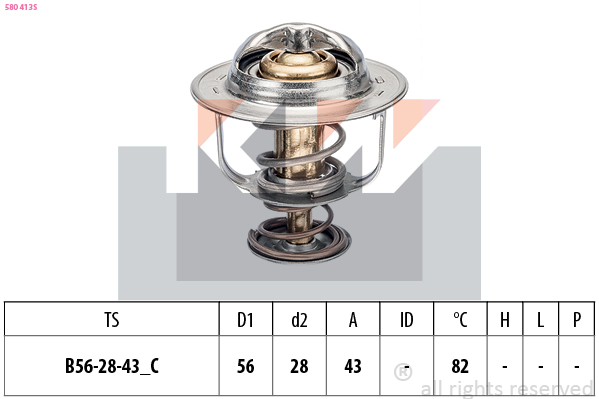 Thermostaat KW 580 413S