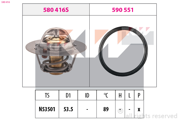 Thermostaat KW 580 416