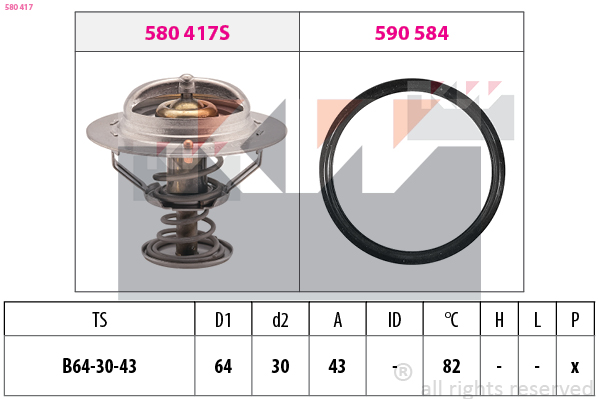 Thermostaat KW 580 417