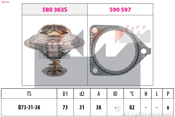 Thermostaat KW 580 441