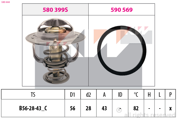 Thermostaat KW 580 444