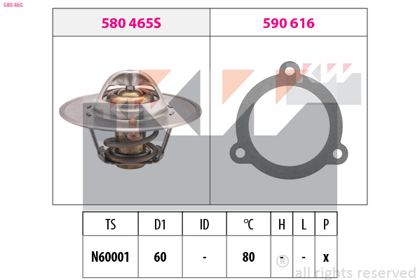 Thermostaat KW 580 465