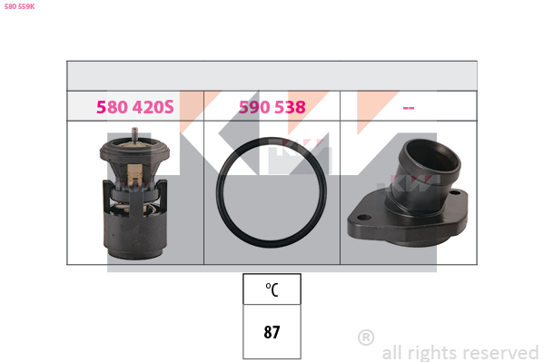 Thermostaat KW 580 559K