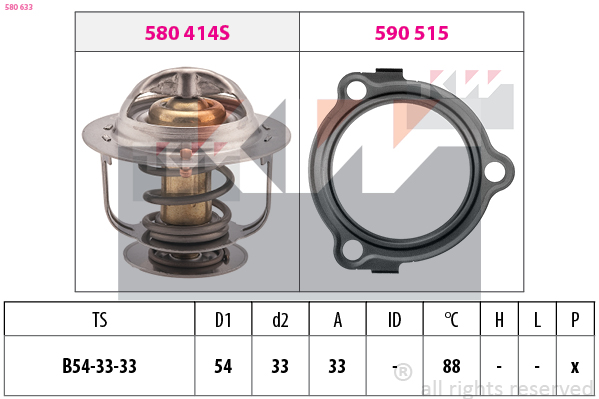Thermostaat KW 580 633