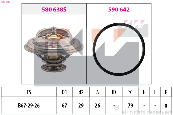 Thermostaat KW 580 638