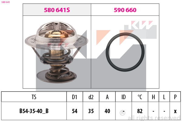 Thermostaat KW 580 641