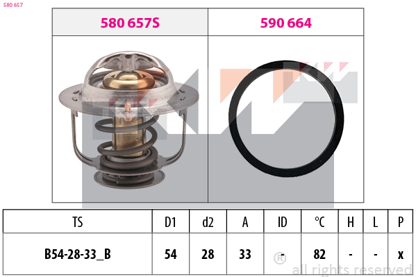 Thermostaat KW 580 657