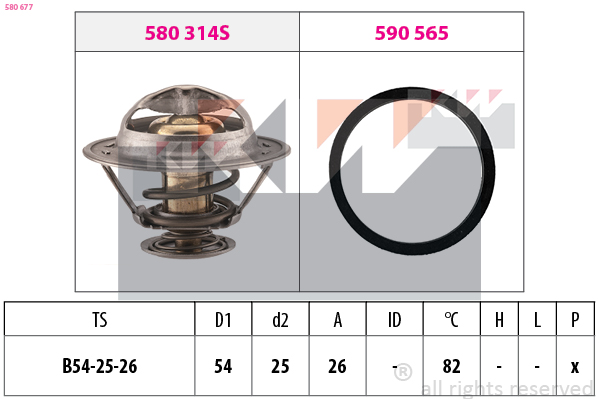 Thermostaat KW 580 677