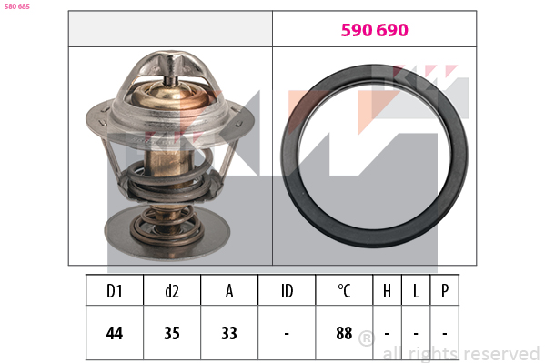 Thermostaat KW 580 685