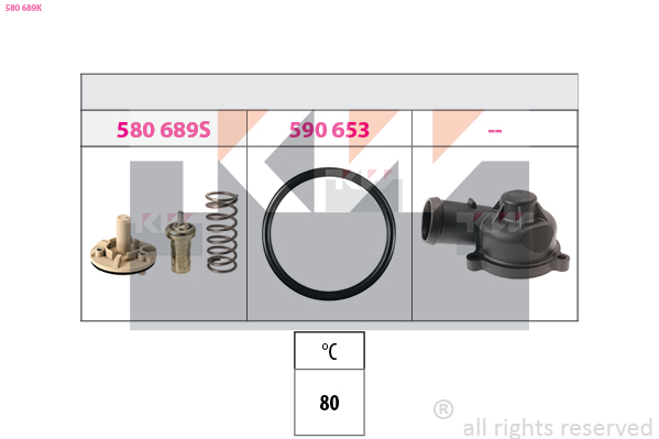 Thermostaat KW 580 689K