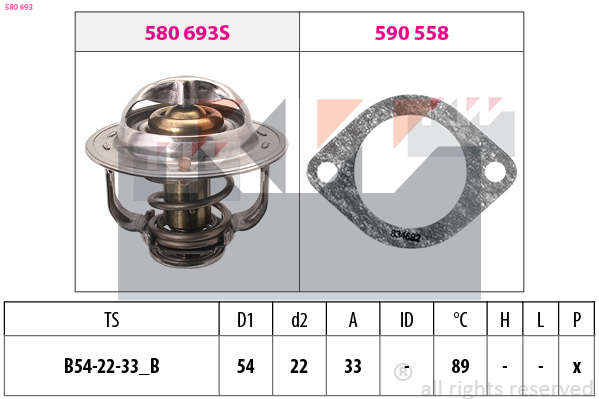 Thermostaat KW 580 693