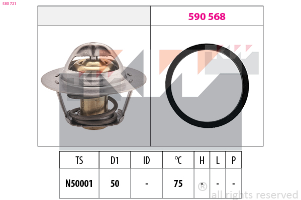Thermostaat KW 580 721