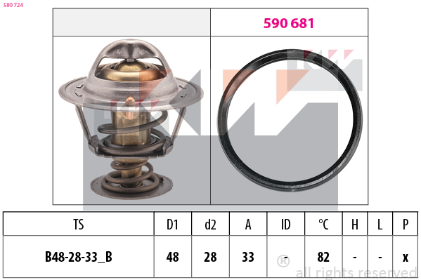 Thermostaat KW 580 724