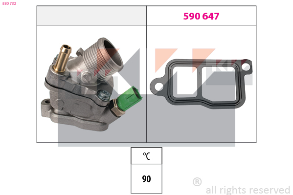 Thermostaat KW 580 732