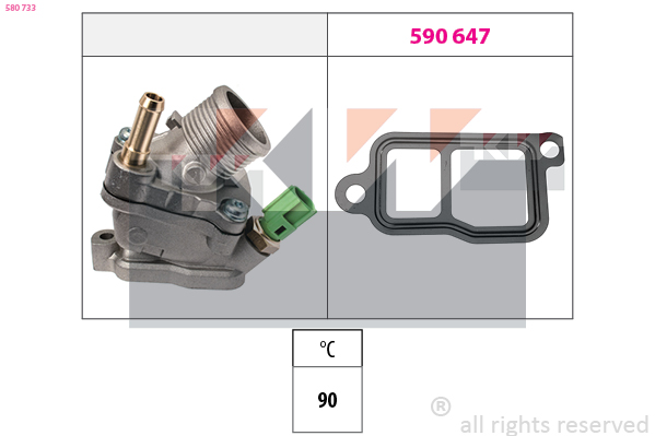 Thermostaat KW 580 733