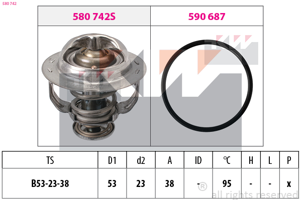 Thermostaat KW 580 742