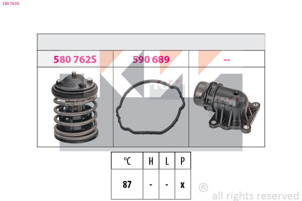 Thermostaat KW 580 763K